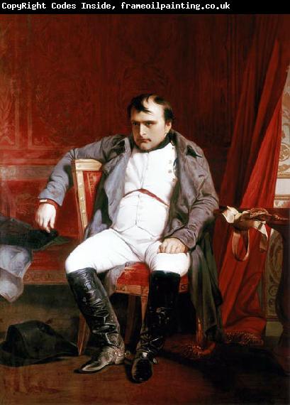 Paul Delaroche Napoleon Bonaparte abdicated in Fontainebleau